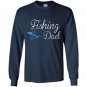 Fishing dad fathers day Long Sleeve Gildan