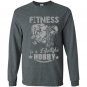 Fitness is a lifestyle hobby Long Sleeve Gildan