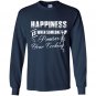 Happiness is when someone praises your cooking Long Sleeve Gildan