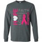 Hope faith strength love courage Long Sleeve Gildan