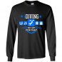 Idiving no app for that Long Sleeve Gildan