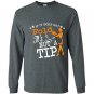If it does not fold its not a tip Long Sleeve Gildan