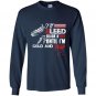 Ill bleed black and red until im cold and dead Long Sleeve Gildan