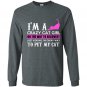 Im a crazy cat girl on the way to recovery Long Sleeve Gildan