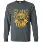 Im strong because i know Long Sleeve Gildan