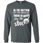In the rhythm of the needles there is music for the soul Long Sleeve Gildan