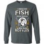 I rescue fish from water and beer from bottles Long Sleeve Gildan