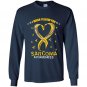 I wear yellow for sarcoma awareness Long Sleeve Gildan
