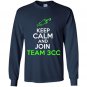 Keep calm and join team 3cc Long Sleeve Gildan