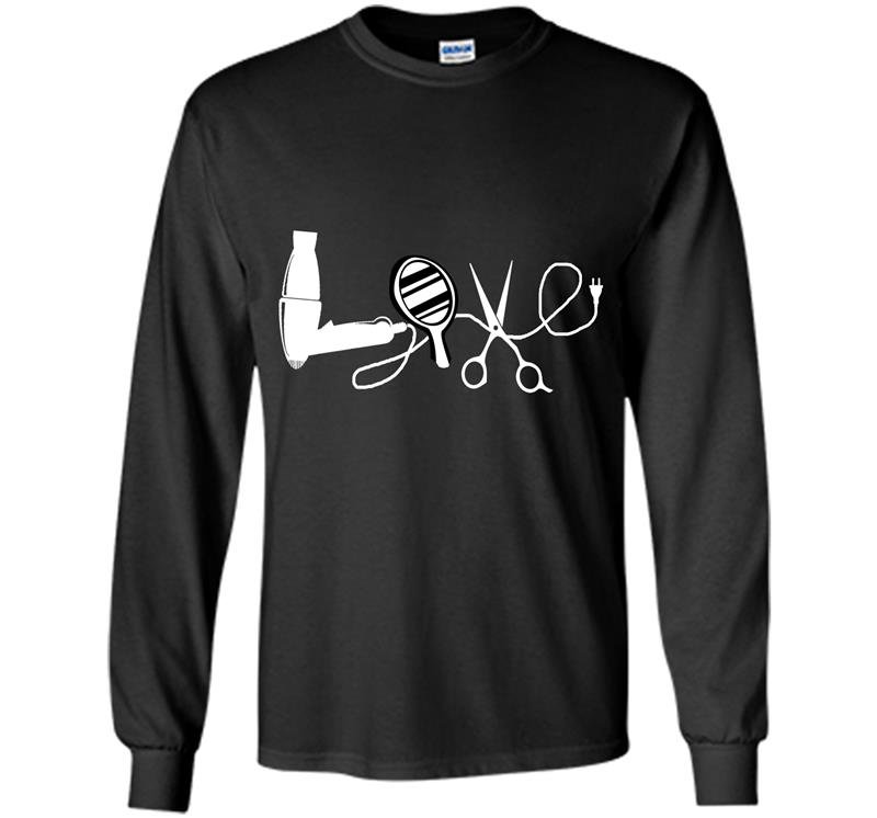 Love hair designer Long Sleeve Gildan