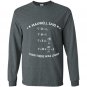 Math maxwell said then there was light Long Sleeve Gildan