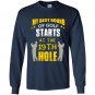 My best round of golf starts at the 19th hole Long Sleeve Gildan