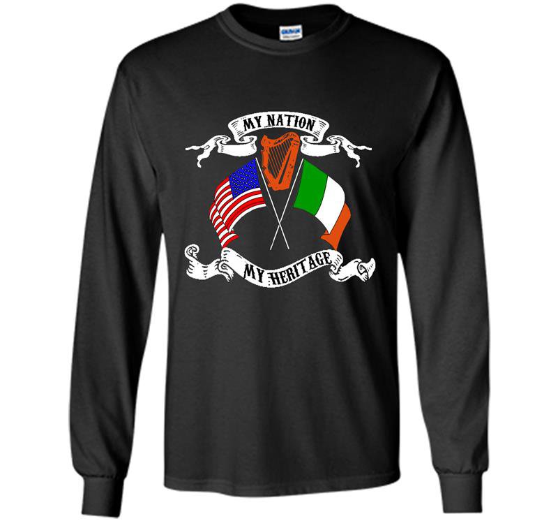 My nation my heritage Long Sleeve Gildan
