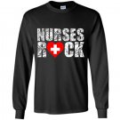 Nurses rock nurses Long Sleeve Gildan