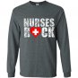 Nurses rock nurses Long Sleeve Gildan