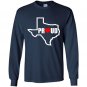 Texas proud Long Sleeve Gildan