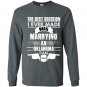 The best decision i ever made was marrying an oklahoma fan Long Sleeve Gildan