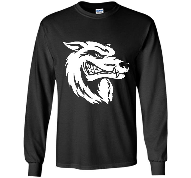 The wolf Long Sleeve Gildan