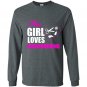 This girl loves scrapbooking Long Sleeve Gildan