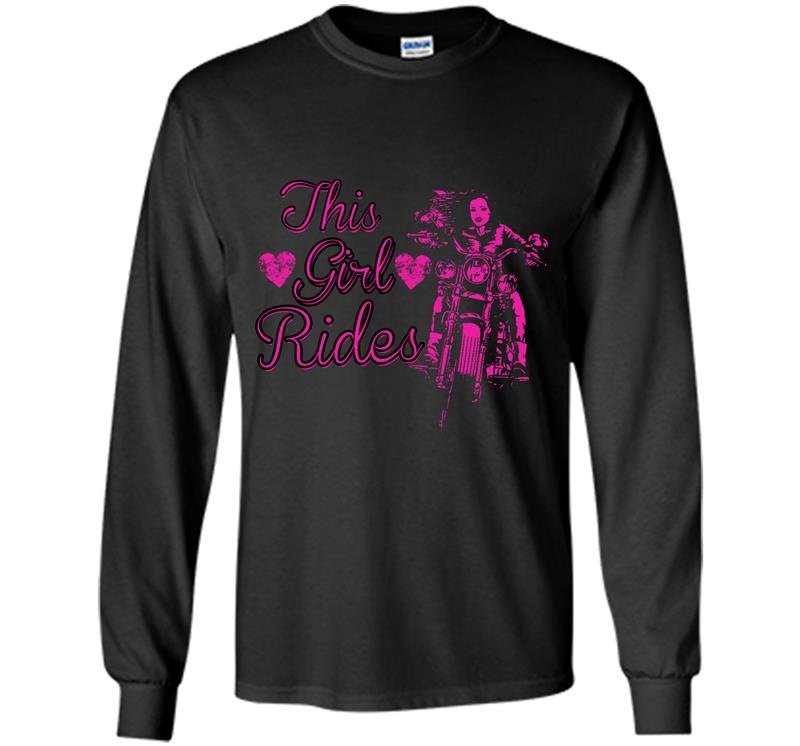 This girl rides Long Sleeve Gildan