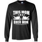 This mom is a biker mom Long Sleeve Gildan