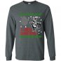 T rex christmas Long Sleeve Gildan