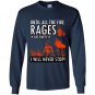Until the fire races are empty i will never stop firefighter Long Sleeve Gildan