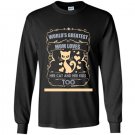 Worlds greatest mom loves her cat and her kids too Long Sleeve Gildan