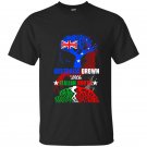 Australia grown with italian roots t-shirt