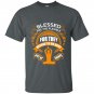 Blessed are the flexible for they refuse to be bent out of shape t-shirt