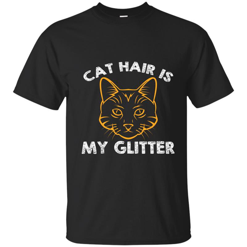 Cat hair is my glitter t-shirt