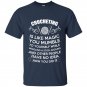 Crocheting is like magic t-shirt
