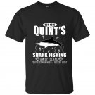 Est 1975 quints shark fishing amity island youre need a bigger boat t-shirt