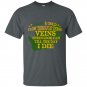 Green and gold follow through these veins springbok fan till the day i die t-shirt