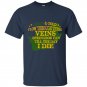 Green and gold follow through these veins springbok fan till the day i die t-shirt