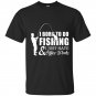 I born to do fishing and i just hate office works t-shirt