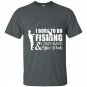 I born to do fishing and i just hate office works t-shirt