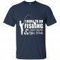 I born to do fishing and i just hate office works t-shirt