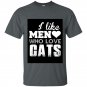 I like men who loves cats t-shirt
