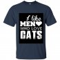 I like men who loves cats t-shirt