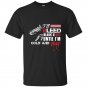 Ill bleed black and red until im cold and dead t-shirt