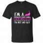 Im a crazy cat girl on the way to recovery t-shirt