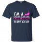 Im a crazy cat girl on the way to recovery t-shirt
