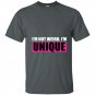 Im not weird im unique t-shirt