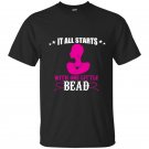It all starts with one little bead t-shirt