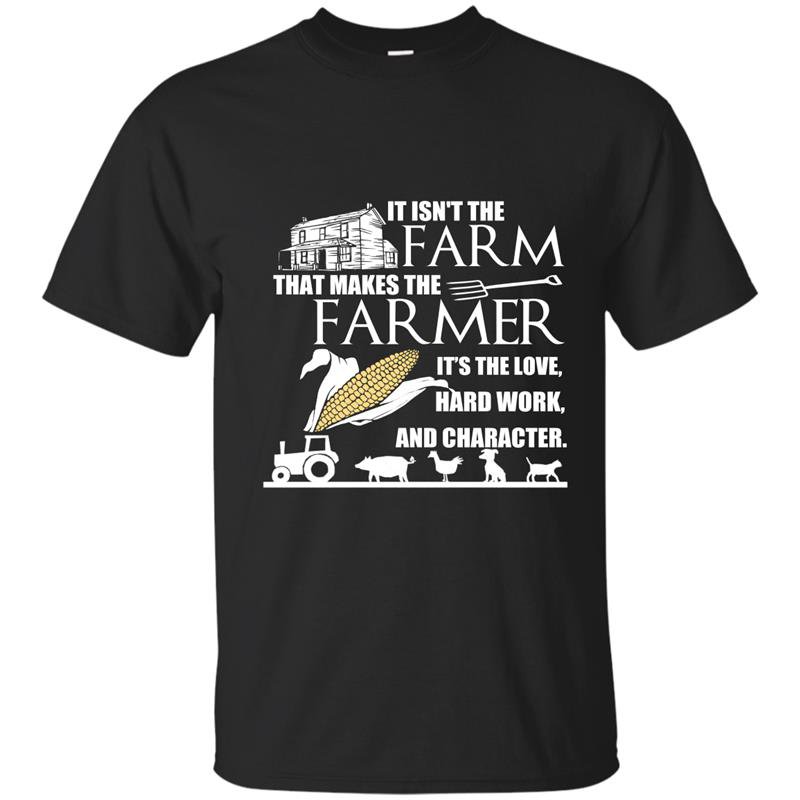 It isnt the farm that makes the farmer t-shirt