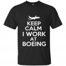 Keep calm i work at boeing t-shirt
