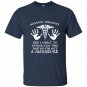 Massage therapist not a masseuse t-shirt