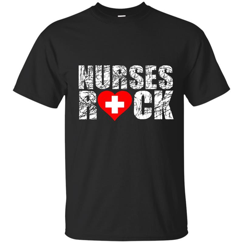 Nurses rock nurses t-shirt