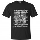 On angel wings i love you and i miss you t-shirt